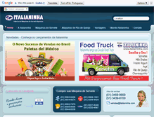 Tablet Screenshot of italianinha.com